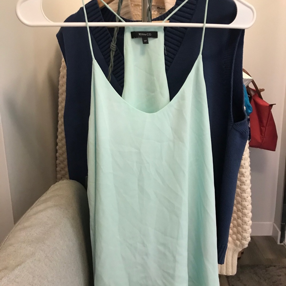 Silk tank top